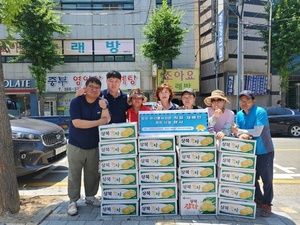 양산하나봉사단, 감자 수확 이웃 나눔 '훈훈'